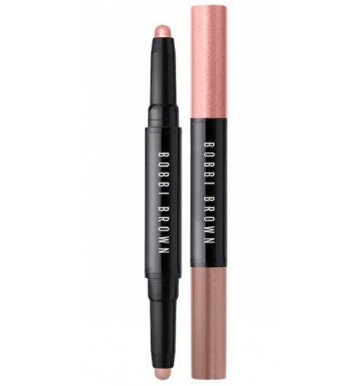 *SOBRE PEDIDO* (Pink Mercury/Nude Beach) Dual-Ended Long-Wear Waterproof Cream Eyeshadow Stick