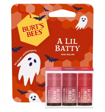 *SOBRE PEDIDO* (Hibiscus/Rose) Halloween Tinted Lip Balms Value Pack