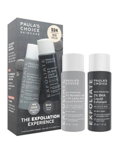 *SOBRE PEDIDO* Exfoliation Experience Kit with 2% BHA + 6% Mandelic Acid AHA