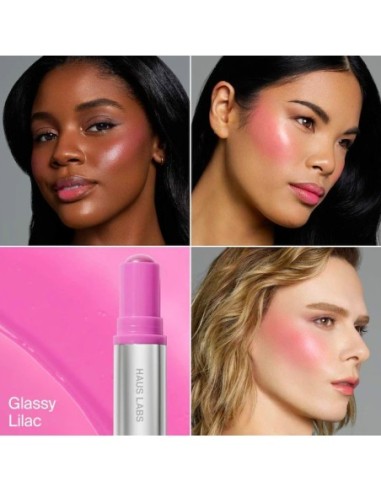 *SOBRE PEDIDO* (Lilac) Glassy Lip + Cheek Blush Balm Stick