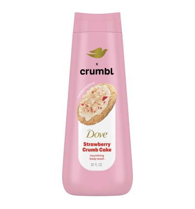 Dove Crumbl Moisturizing Liquid Body Wash Strawberry Crumb Cake