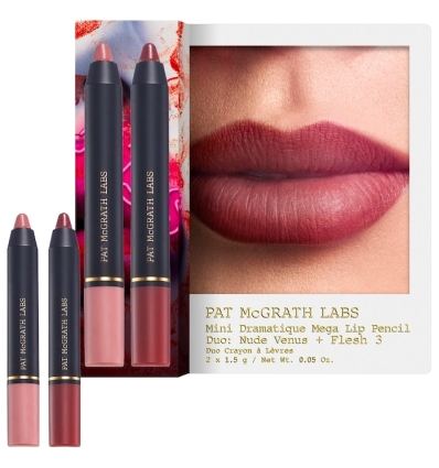 *SOBRE PEDIDO* (Nude Venus + Flesh 3) Mini Dramatique Mega Lip Pencil Set