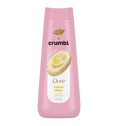 Dove Crumbl Moisturizing Liquid Body Wash Lemon Glaze