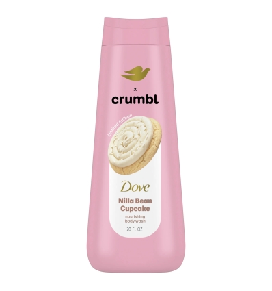 (Nilla Bean Cupcake) Crumbl Moisturizing Liquid Body Wash